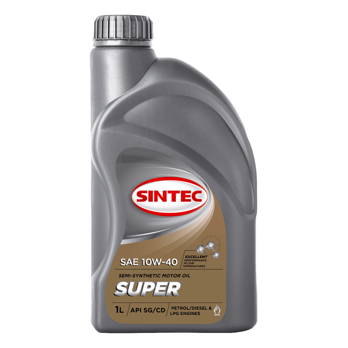 Моторное масло Sintec Супер SAE 10W-40 API SG/CD, 1л